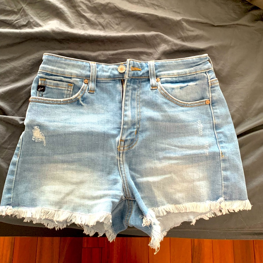 Denim shorts